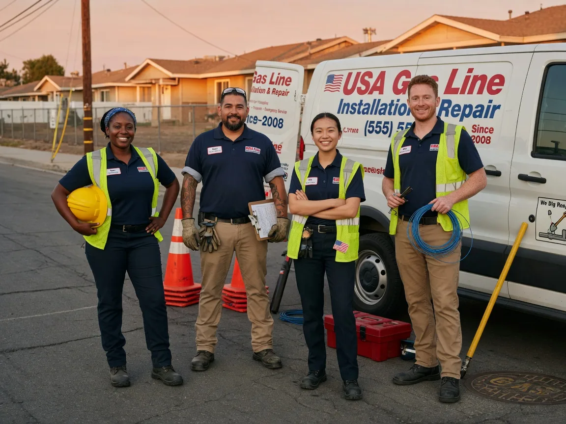 Gas Line Installation company in Castana, IA